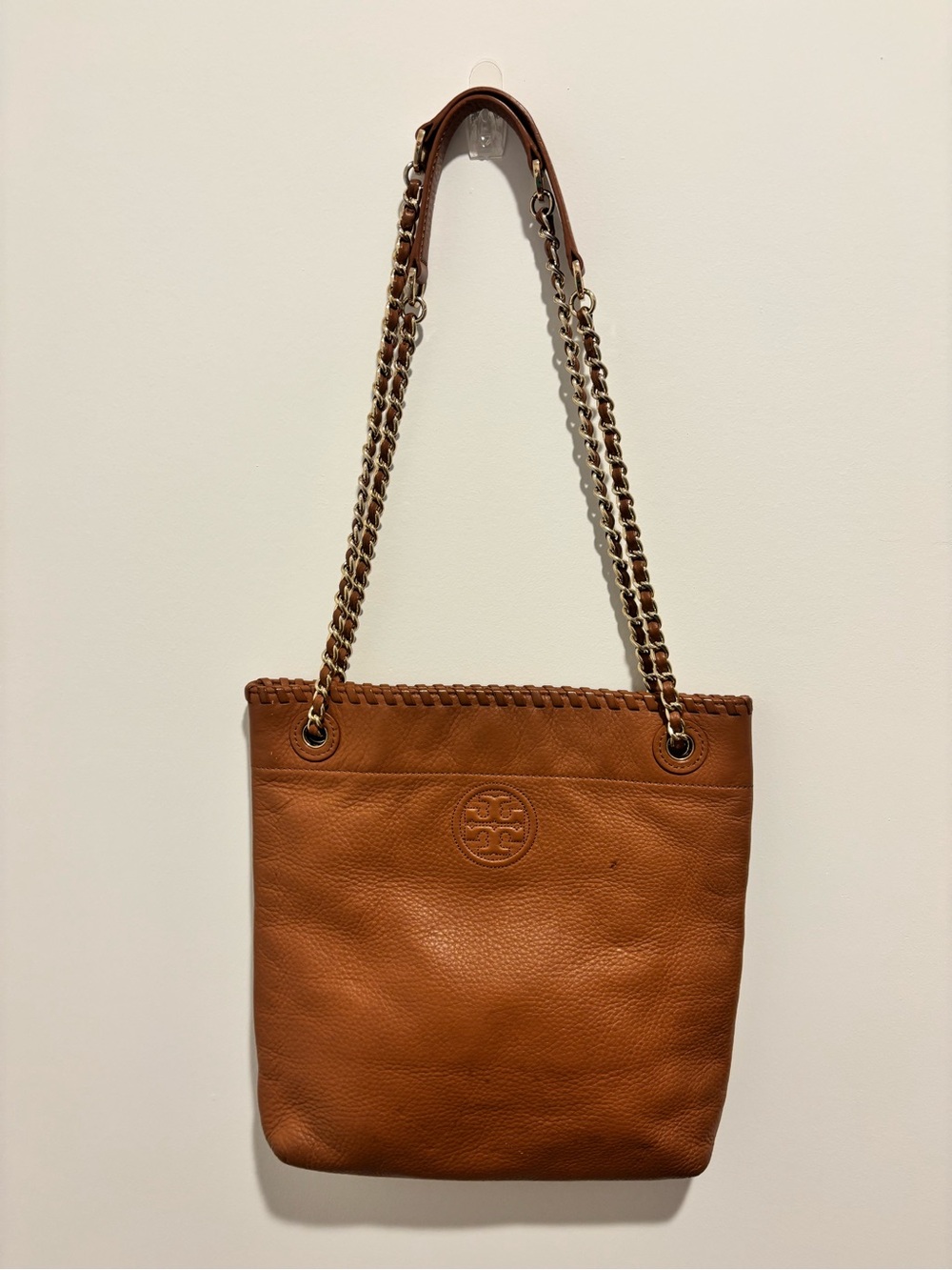 💕Tory Burch Marion Pebbled Leather with Whipped Stitching💕 - Picture 4 of 9